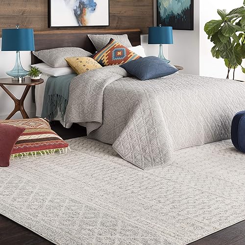 Miniatura 9 de Artistic Weavers Chester - Alfombra marroquí bohemia de pasillo, 2 pies y 7 pulgadas x 10 pies, color gris