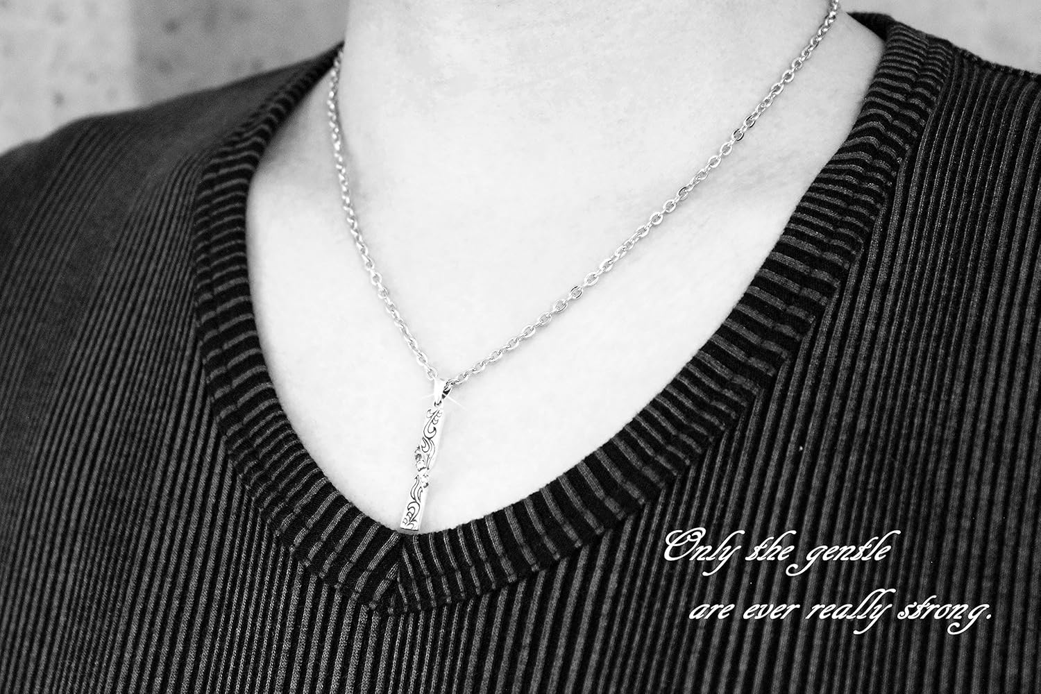 【ヴェルヴィ】 VELVY シルバー 925 ツイストプレート ペアネックレス (紙袋 BOX付き) tb326 (ステンレスチェー