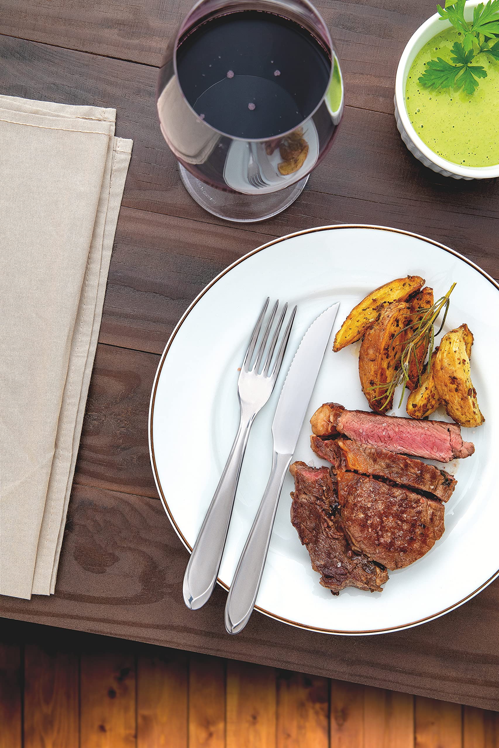 Amazon｜トラモンティーナ ラグナ ステーキナイフ 21cm & テーブル