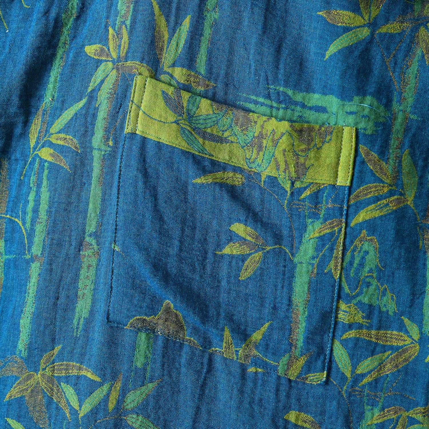 100% Cotton Gauze Ginkgo Leaf Kimono Robe, Long Knit Loose Loungewear Bathrobe Nightgown Ladies Sleepwear for Women - Image 5