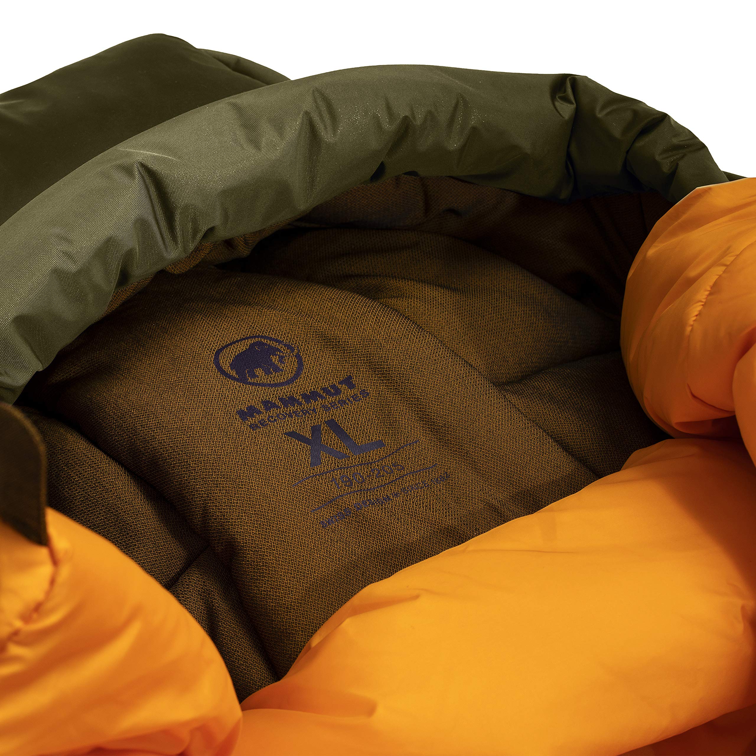 Mammut Protect Fiber-18°C 寝袋 Amazon.co.jp: Mammut Protect Fiber Bag -18C olive XL=195-205cm