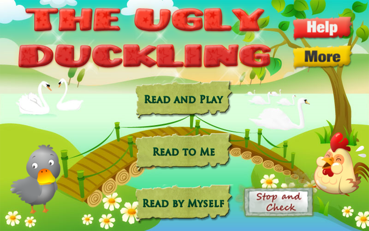 Ducking Application Ugly Duckling Interactive Story Lite - Application sur Amazon Appstore