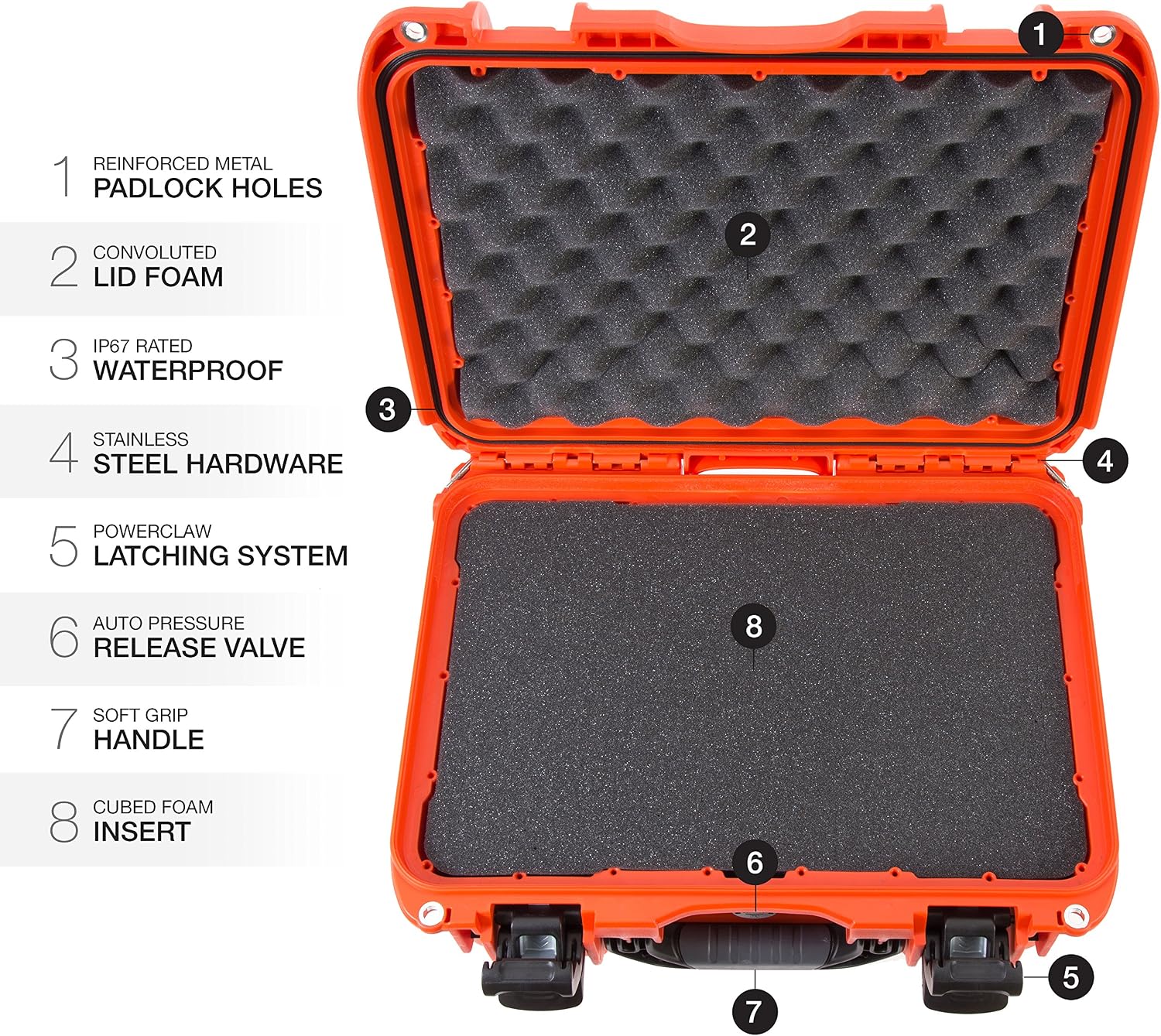 Amazon Crazy 🔥 Deals Nanuk 918 Medium Waterproof Hard Case with Foam Insert 16.9 x 12.9 x 9.3 - Orange Exclusive Discount 50% Price Nanuk 918 Medium Waterproof Hard Case with Foam Insert 16.9 x 12.9 x 9.3 - Orange