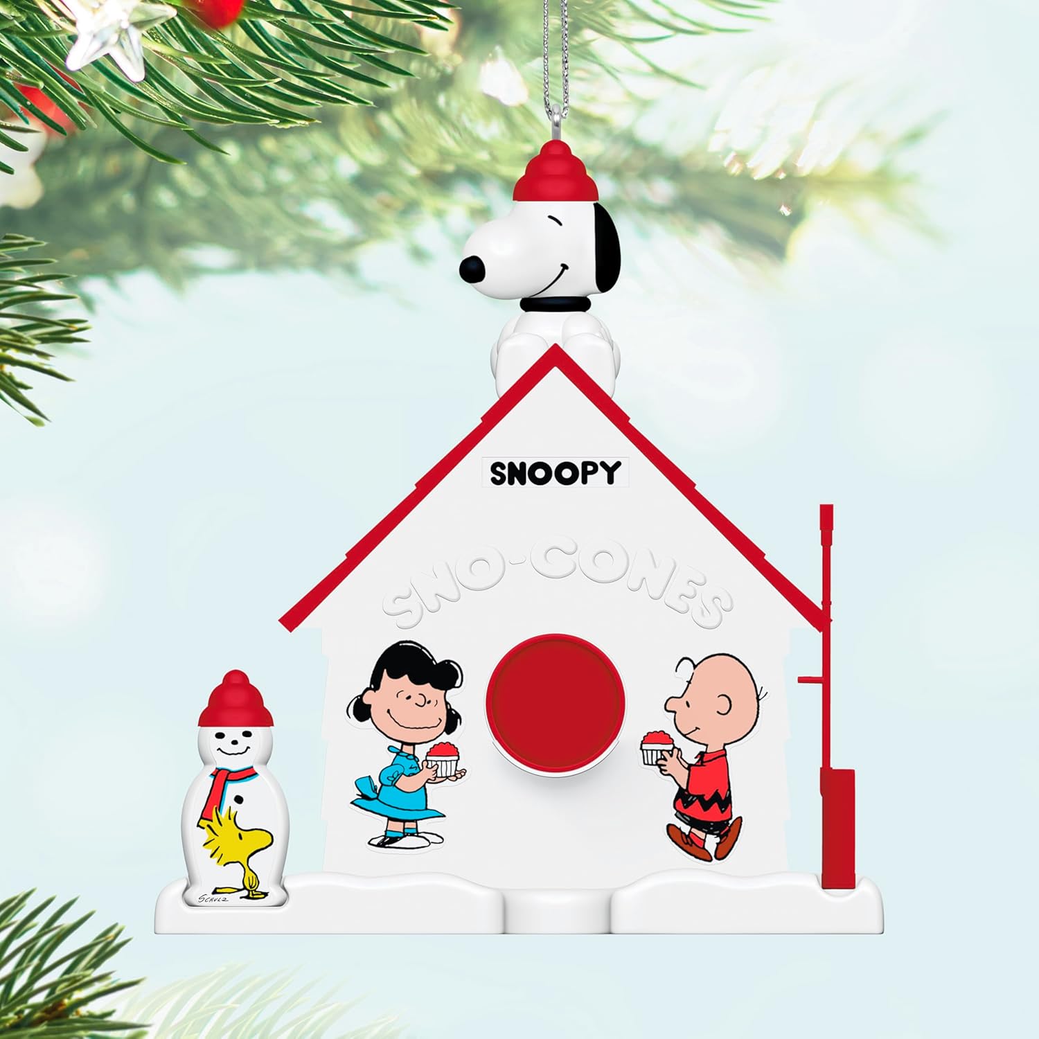 Hallmark Keepsake Christmas Ornament 2025, The Peanuts Gang 75th Anniversary SNO-Cones with Friends, Gifts for Peanuts Fans