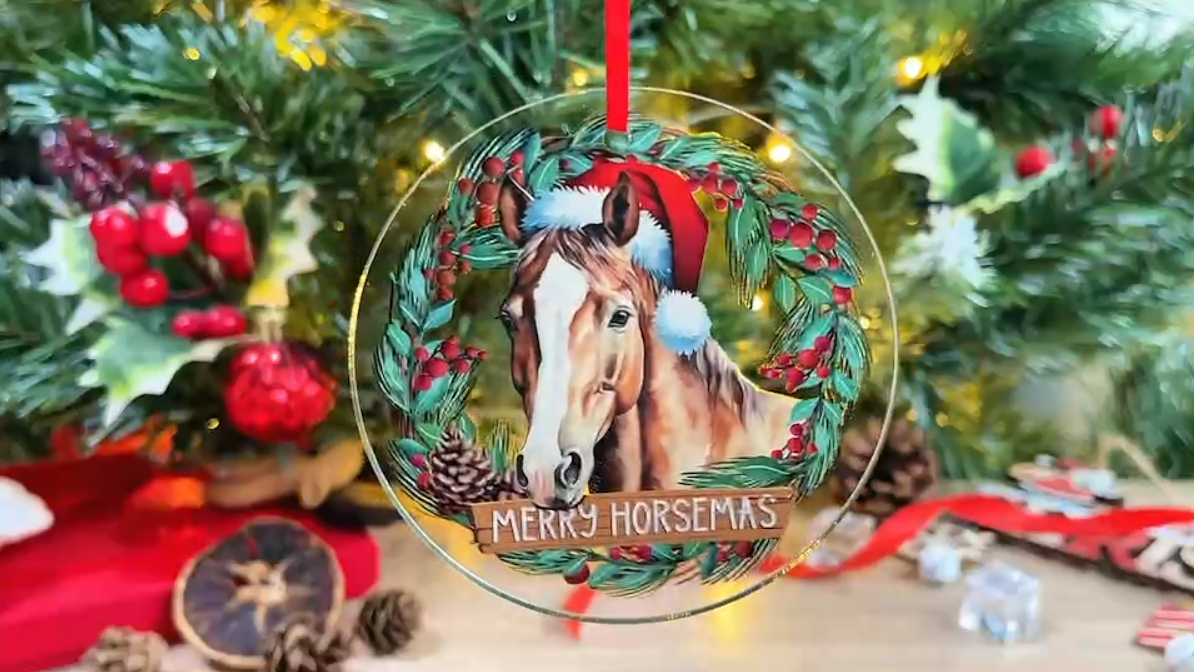 Amazon.com: Horse Ornaments for Christmas Tree - Horse Gifts for