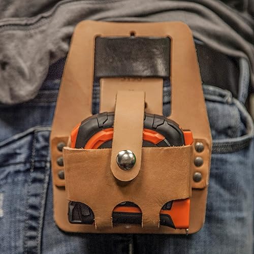 Miniatura 2 de Klein Tools 5196 - Soporte para cinta métrica, de piel, tamaño grande
