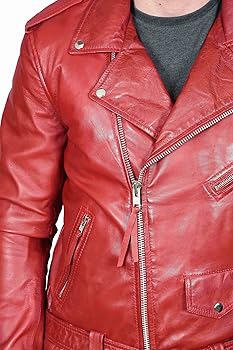 ジャケット・アウター vintage belt design leather jacket red $_12.JPG?set_id=880000500F