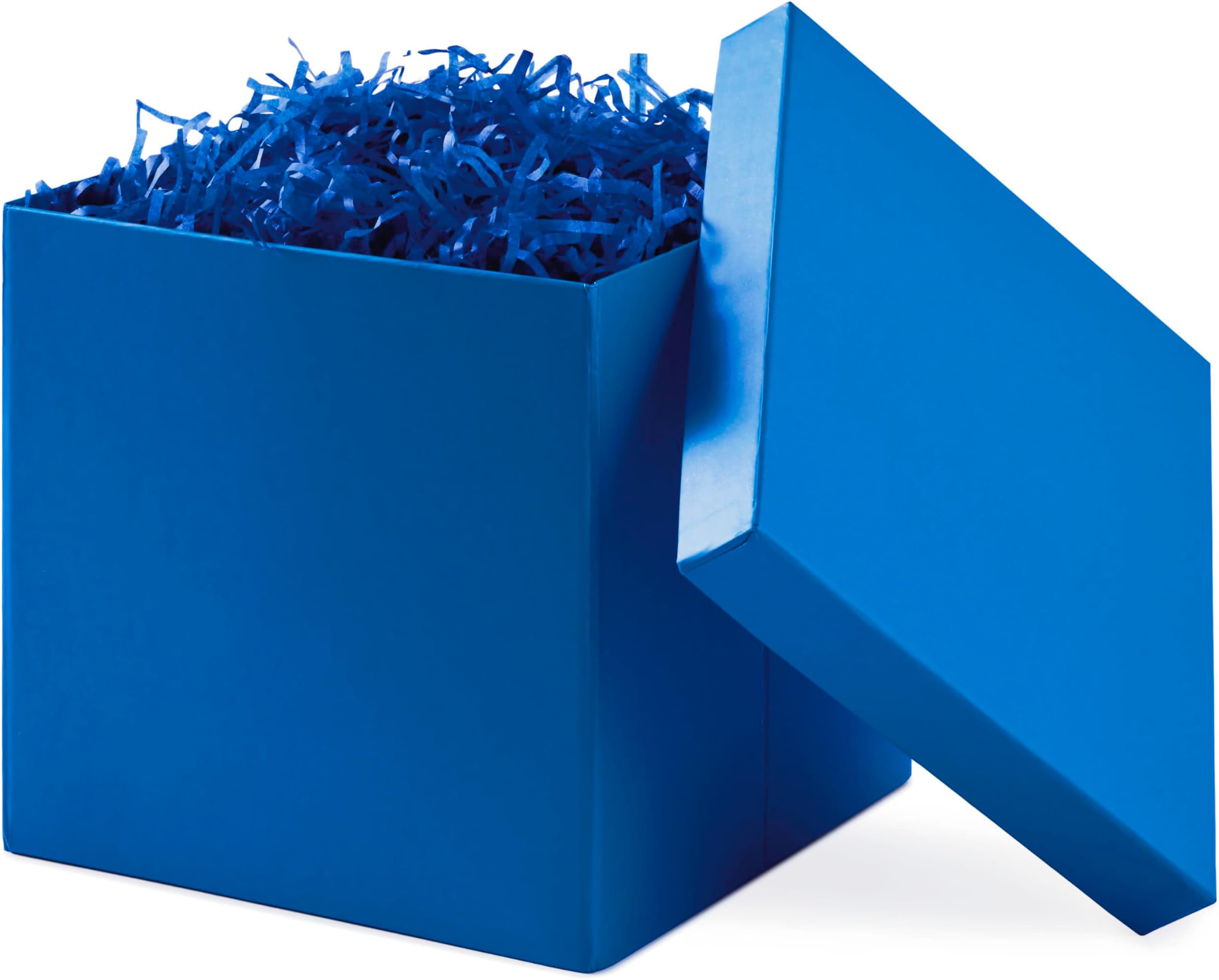 7" Large Gift Box with Lid (Royal Blue) for Christmas, Hanukkah, Birthdays, Father's Day, Bridal Showers, Weddings, Baby Showers and Graduations
