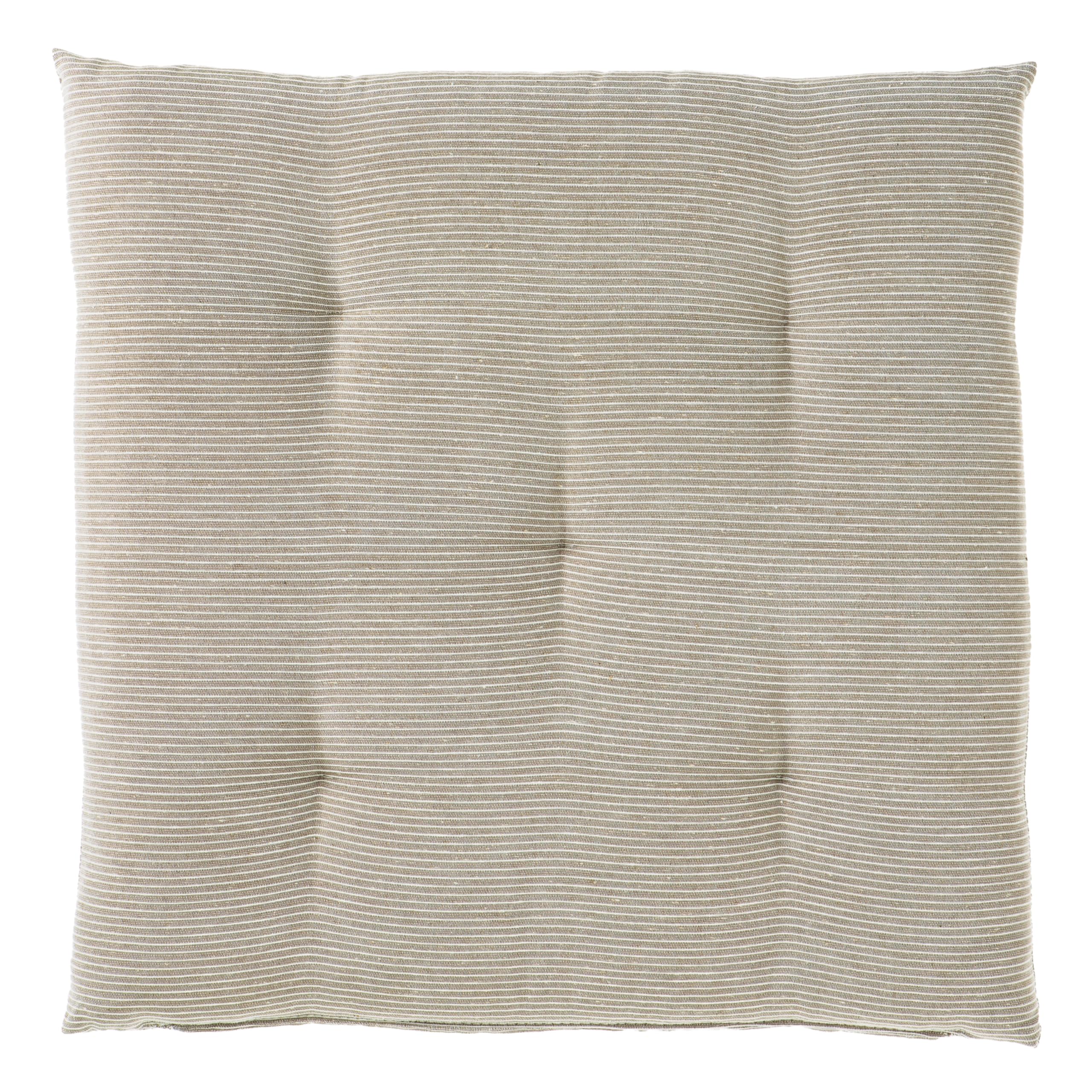 Esprit Juego de 4 cojines de asiento para silla, 40 x 40 cm, color marrón, cómodos cojines para silla de comedor y cocina, lavables hasta 30 °C, certificado Öko-Tex, cojín para muebles de jardín