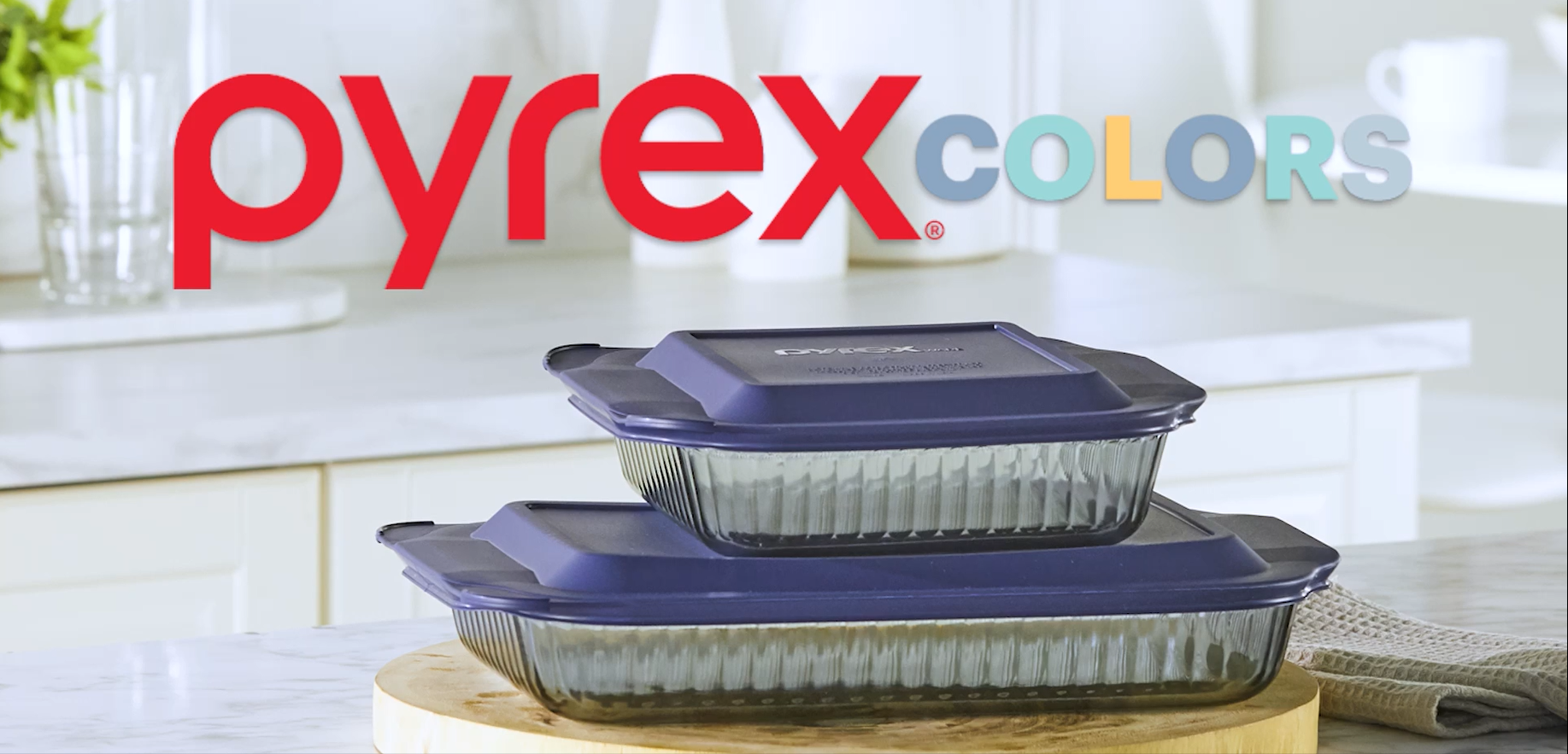 Amazon.com: Pyrex Colors Tinted (9x13) Glass Baking Dish with BPA