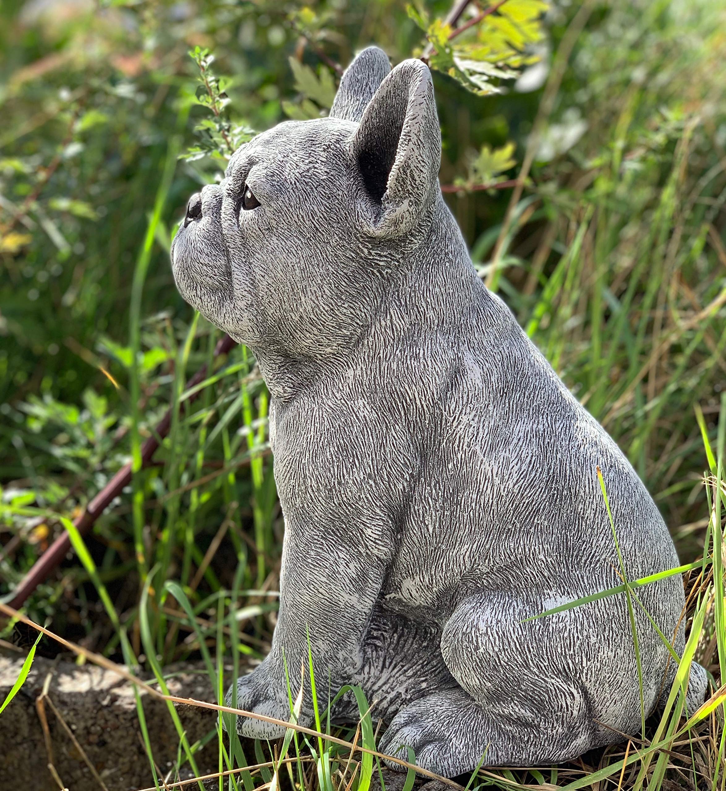 stoneandstyle Steinfigur Frenchie Französische Bulldogge frostfest wetterfest