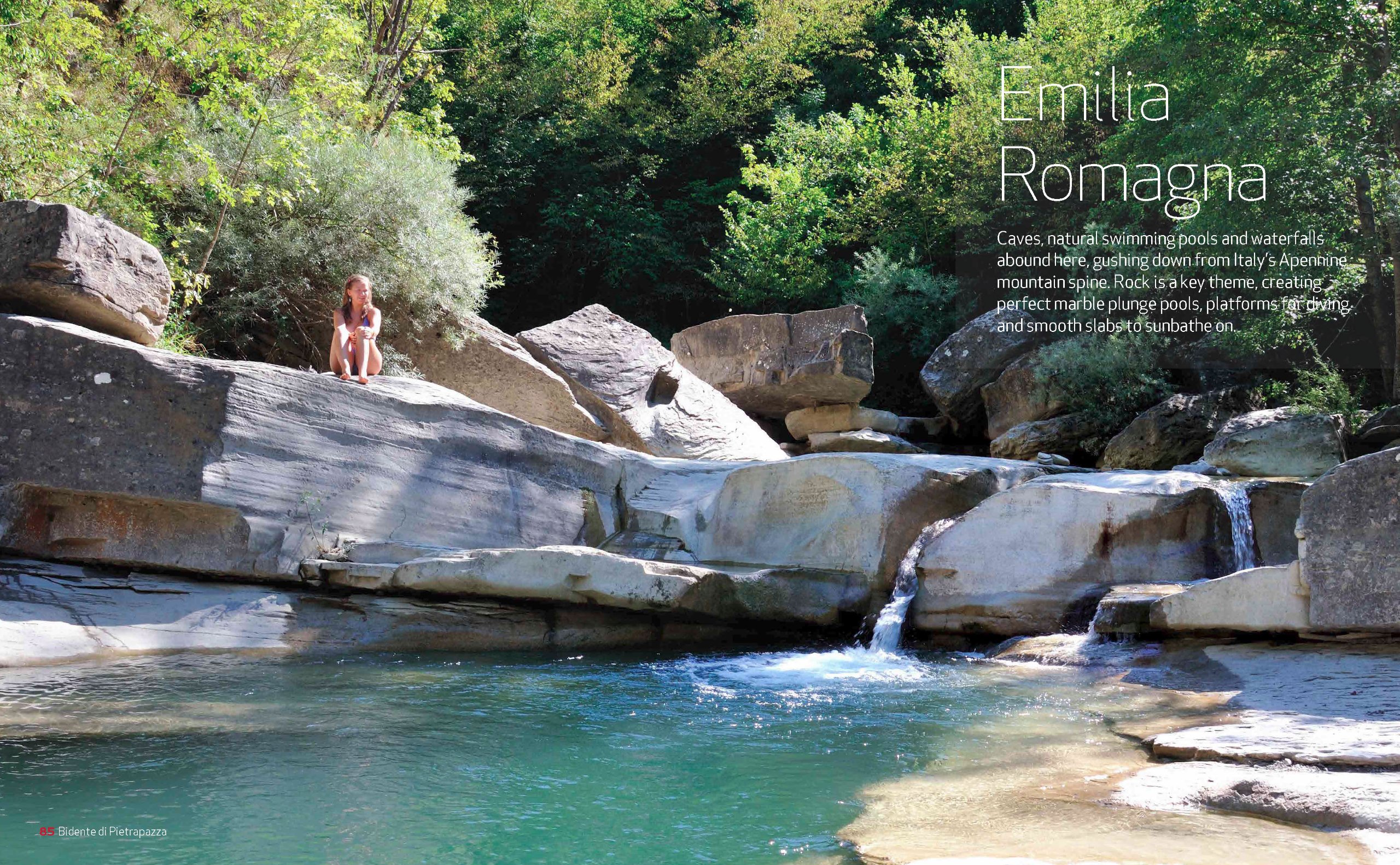 Wild Swimming Italy: Discover the Most Beautiful Rivers, Lakes, Waterfalls and Hot Springs of Italy