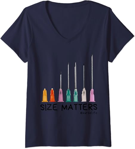 Camiseta divertida de enfermería CNA Nurse Life con cuello en V para mujer, Verde