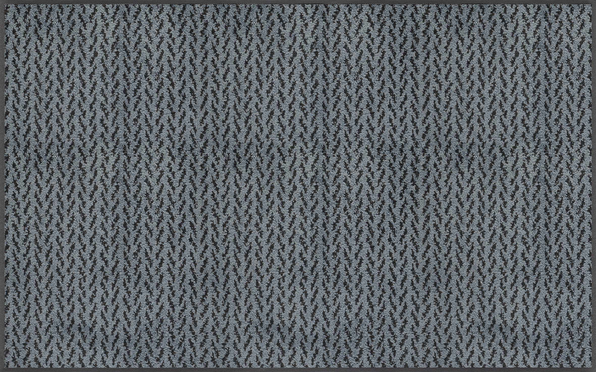 Wash + Dry Duo Denim Doormat Polyamide Blue 75 x 120 cm