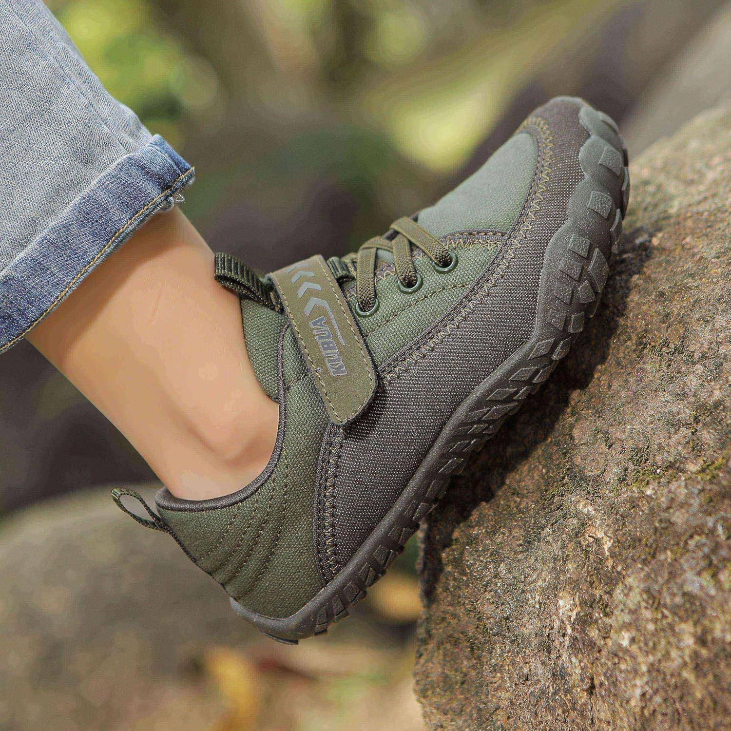 KUBUA Kids Barefoot Shoes Boys Girls Slip On Minimalist Sneakers for Walking Tennis Athletic Hiking Toddler Little Big Kid - Image 2