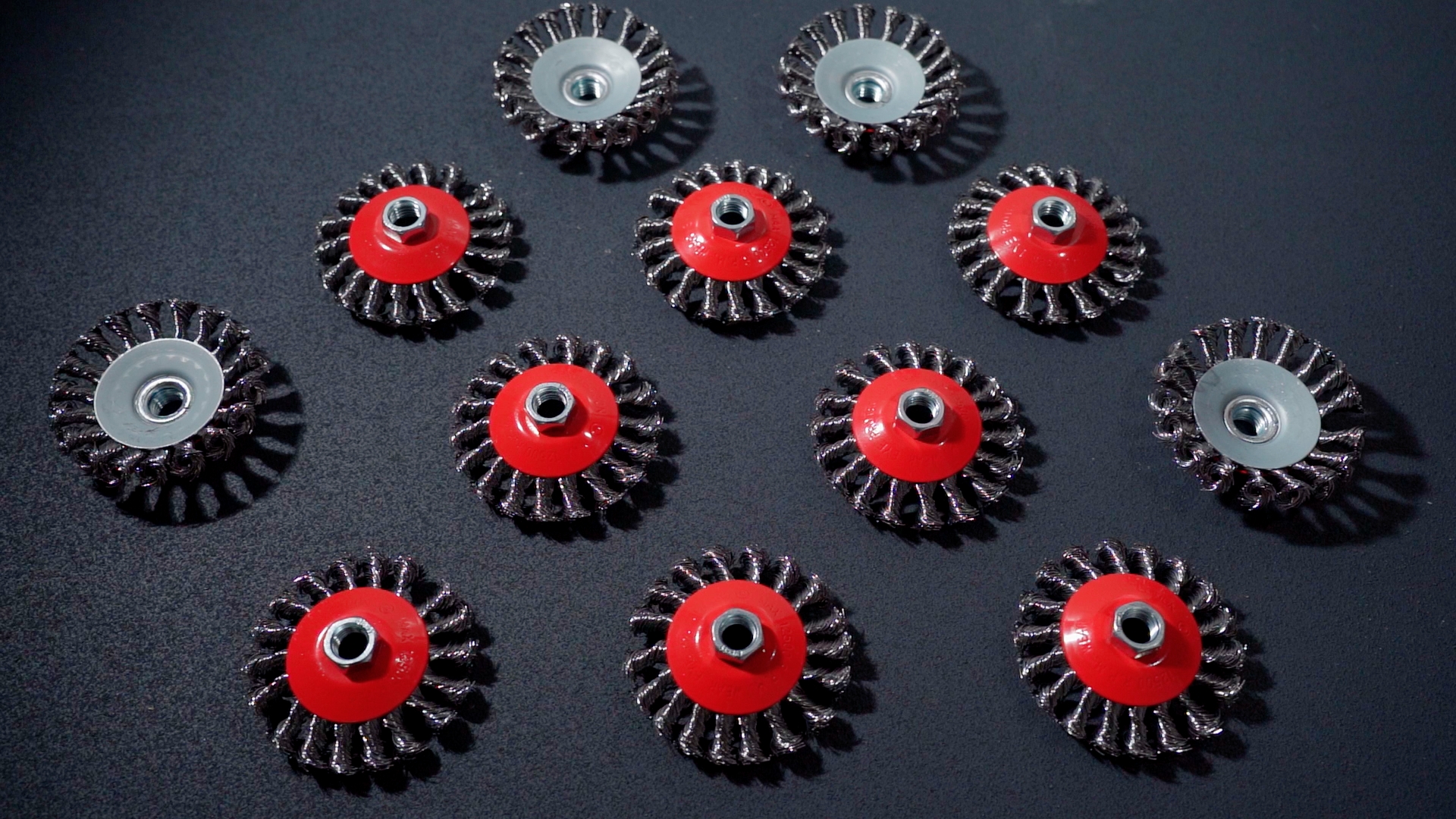 Image of Tandefio 24 Pcs Wire Wheels for Angle Grinder, with 5 /8 inch-11 Threaded Arbor (Pack of 2)