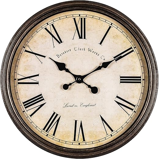 Bernhard 20-Inch Decorative Wall Clock