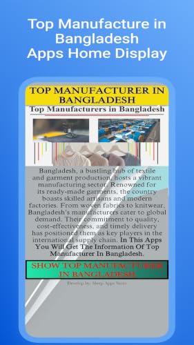 Manufacture in Bangladesh – vue 7