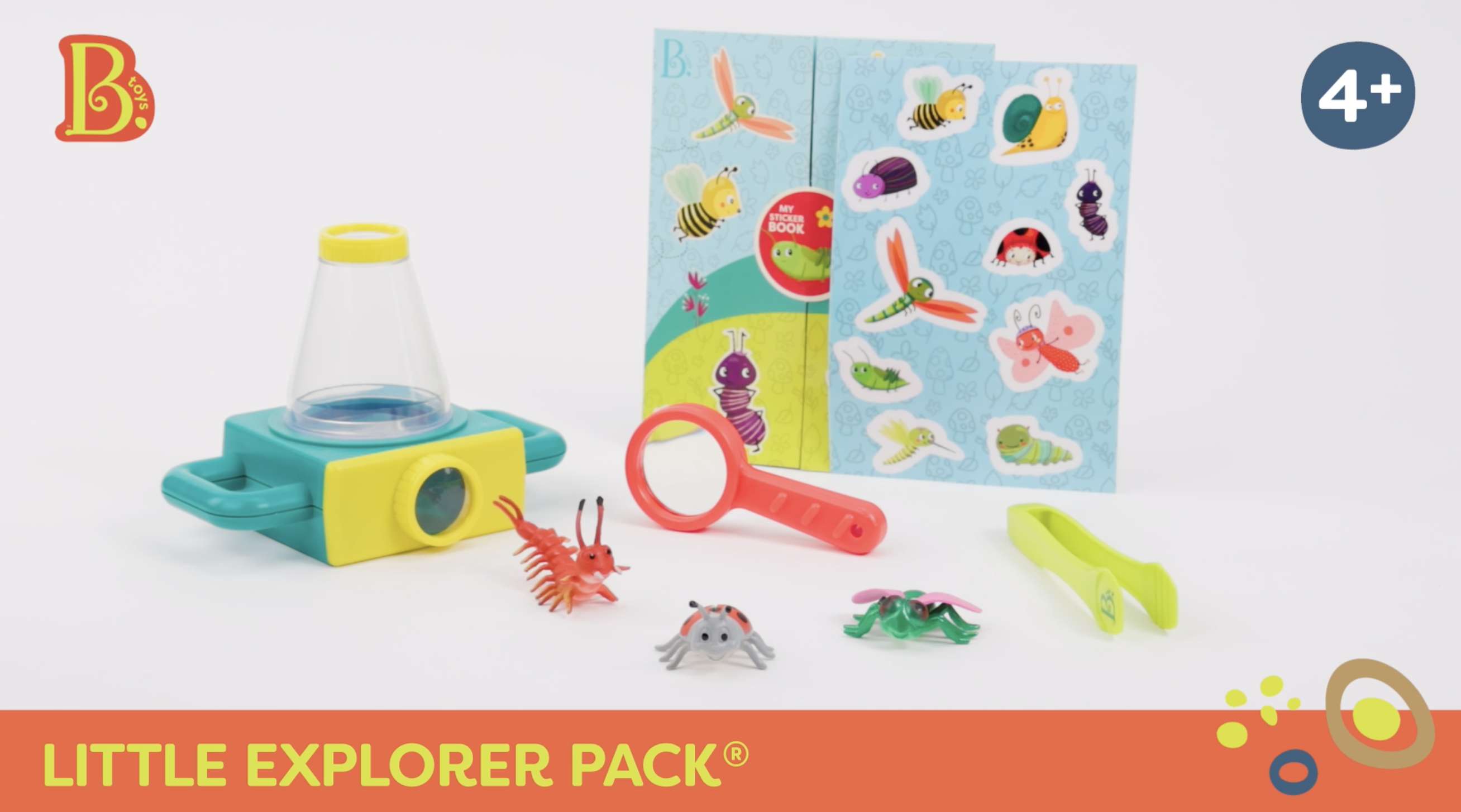 Amazon.com: B. toys – 9 Pieces Toy Microscope Set with Sticker