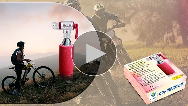 Portable Bicycle CO2 Inflator Pump Bike Tool, Lightweight Aluminum Alloy With Insulated Sleeve, Small And Easy To Carry For Travel