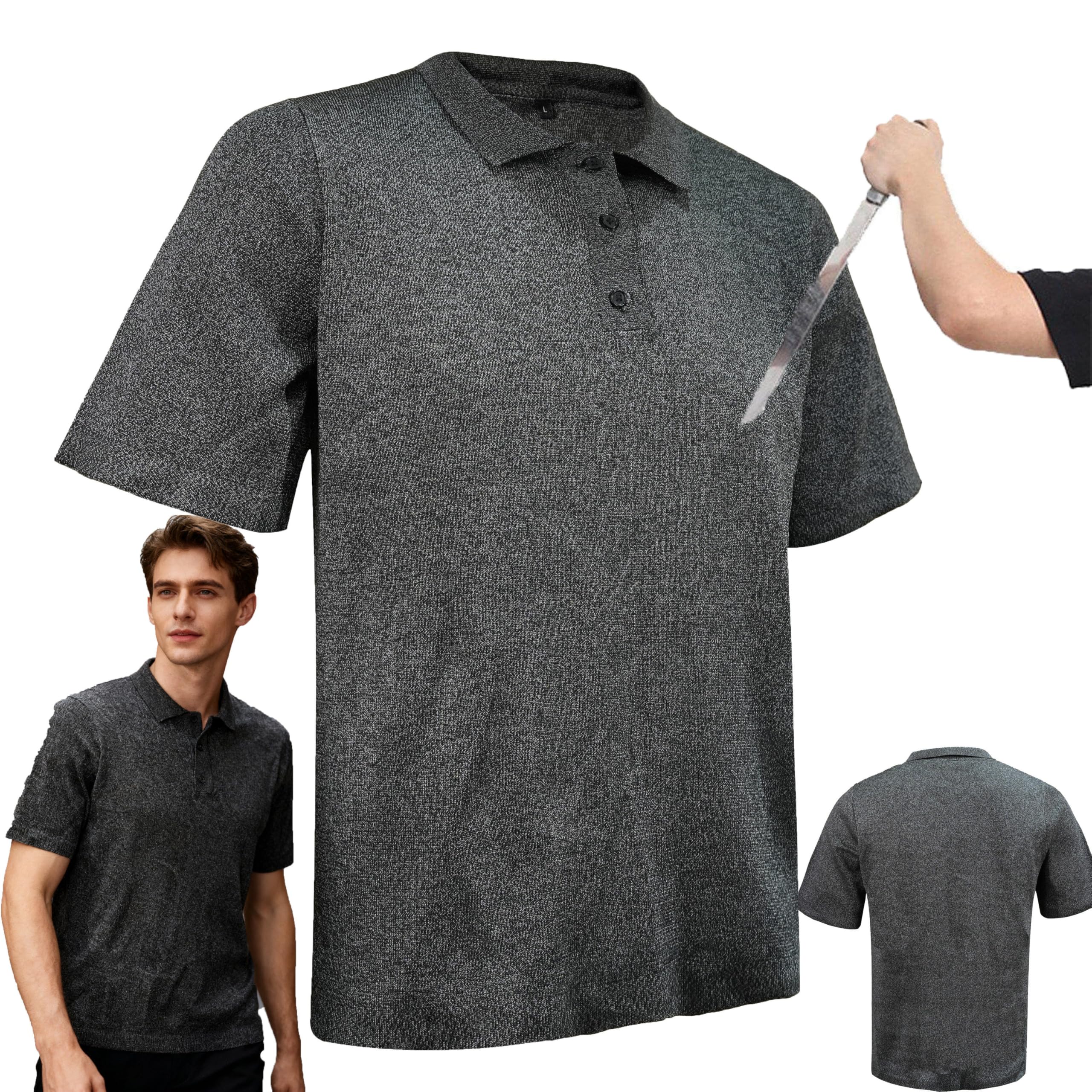 Camiseta Protectora De Nivel 5 para La Seguridad Personal | Chaleco a Prueba De PUñaladas | Resistente a Cortes | para Trabajadores De La Industria Metalúrgica XXL