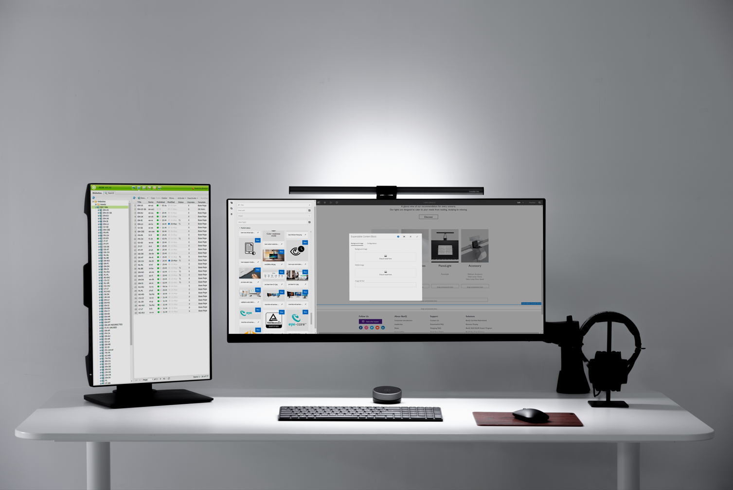 BenQ ScreenBar Halo Lámpara LED para monitor, Antideslumbrante