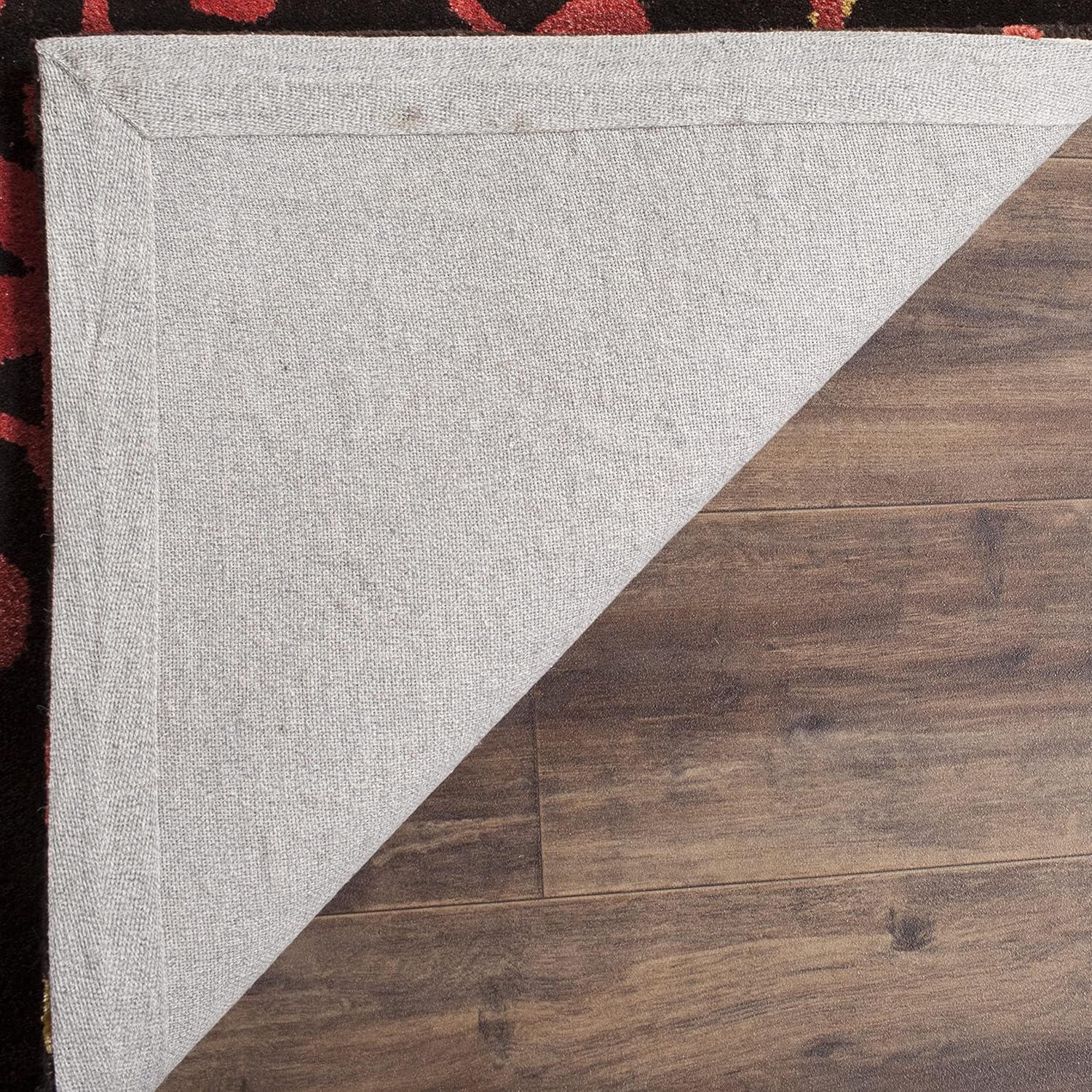 SAFAVIEH Soho Collection Runner Rug - 2'6" x 12', Brown & Red, Handmade Wool & Viscose, Ideal for High Traffic Areas in Living Room, Bedroom (SOH316A)