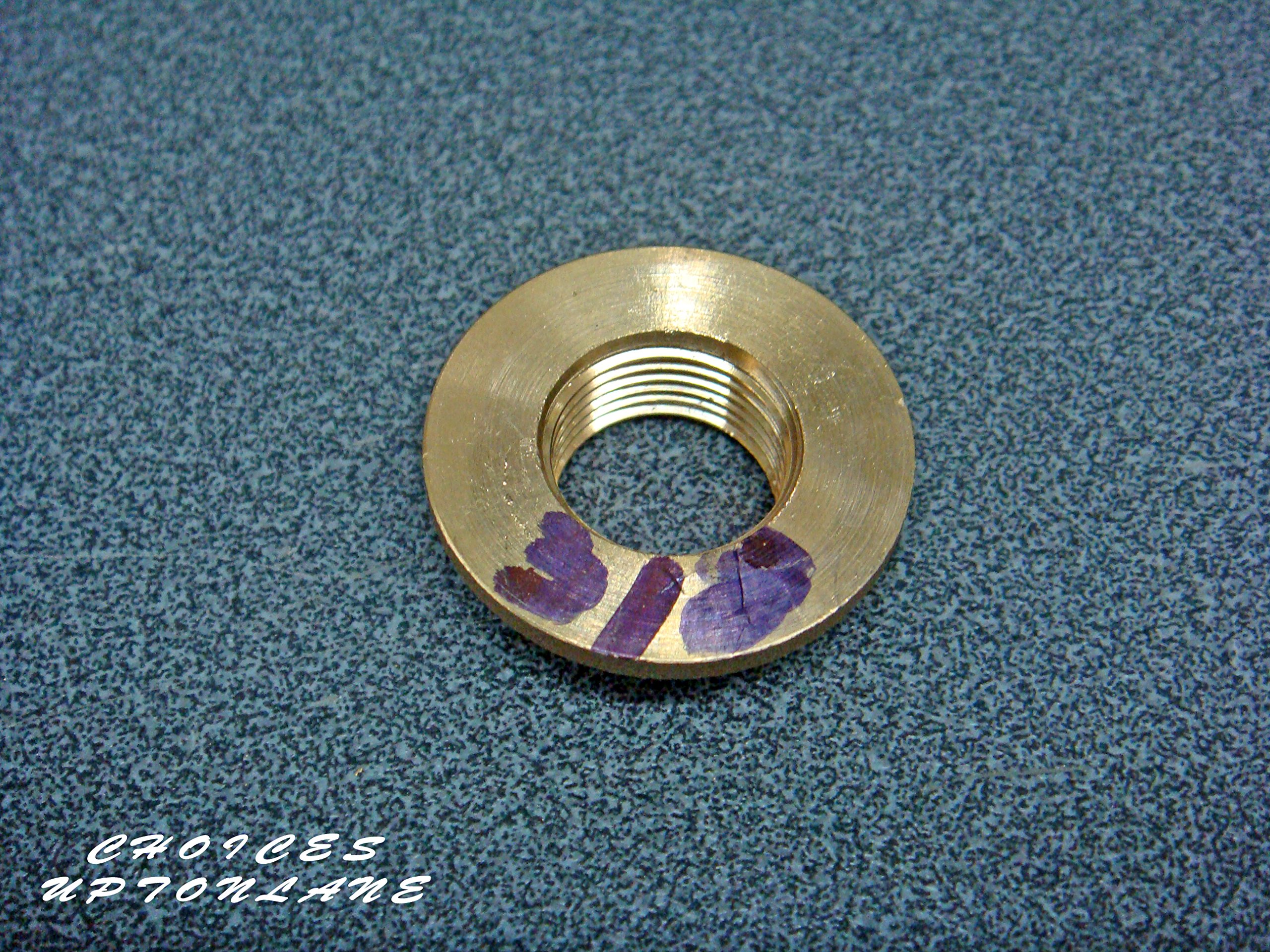 AK BRASS FLANGED BACKNUT BSP IN VARIOUS SIZES (3/8")