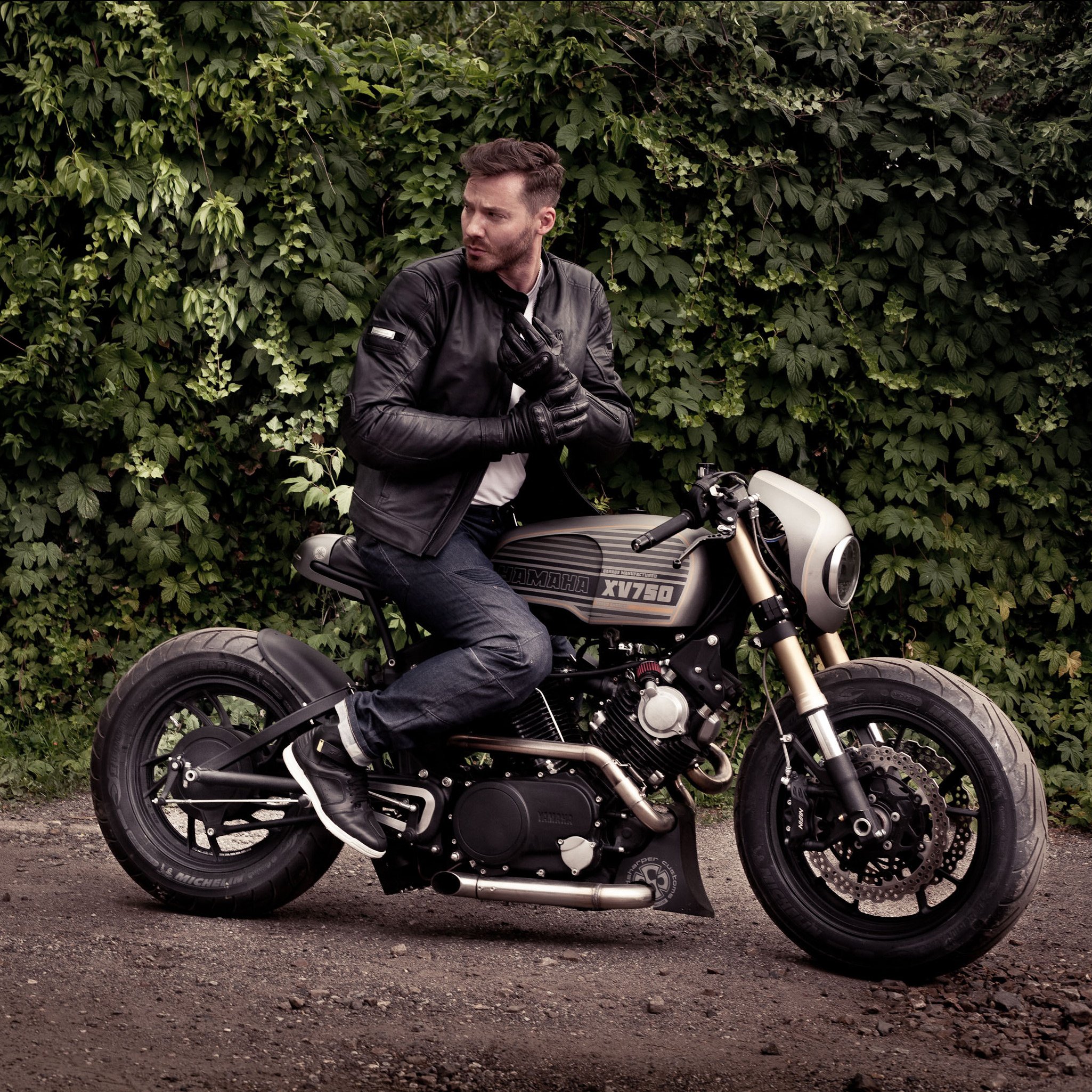 Shima Gravity Motorradjeans Herren - Atmungsaktive Elastische Cordura Biker Hose Männer Passform Regular
