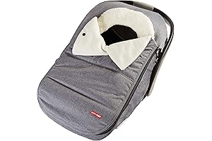 Stroll & Go Heather Grey Winter Car Seat Cover - Keep Your...