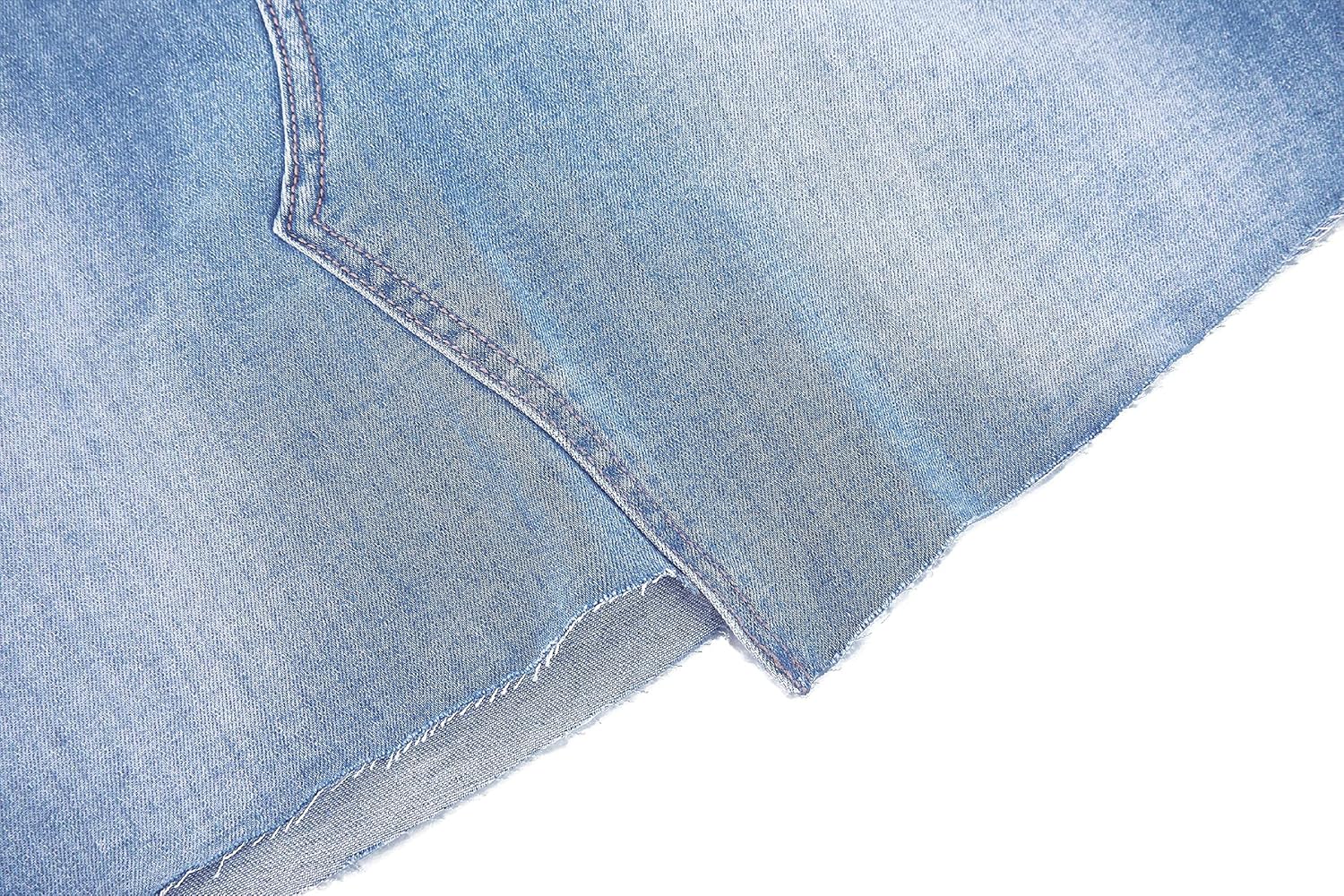 imesrun Womens Mini Denim Skirts Causal High Waisted Cute Asymmetrical Hem Summer Short Jean Skirts with Pockets - Image 4