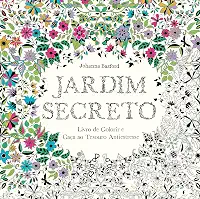 Jardim secreto: Livro de colorir e caça ao tesouro antiestresse