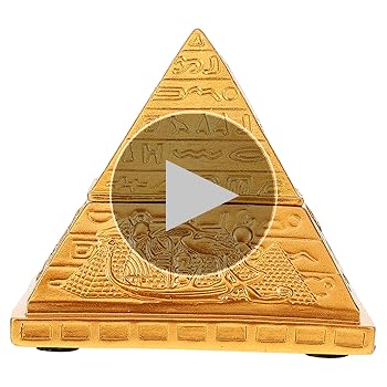 値下げします　エジプト　彫刻が美しい大きなピラミッド　3点セット 置物 値下げします エジプト 彫刻が美しい大きなピラミッド 3点セット