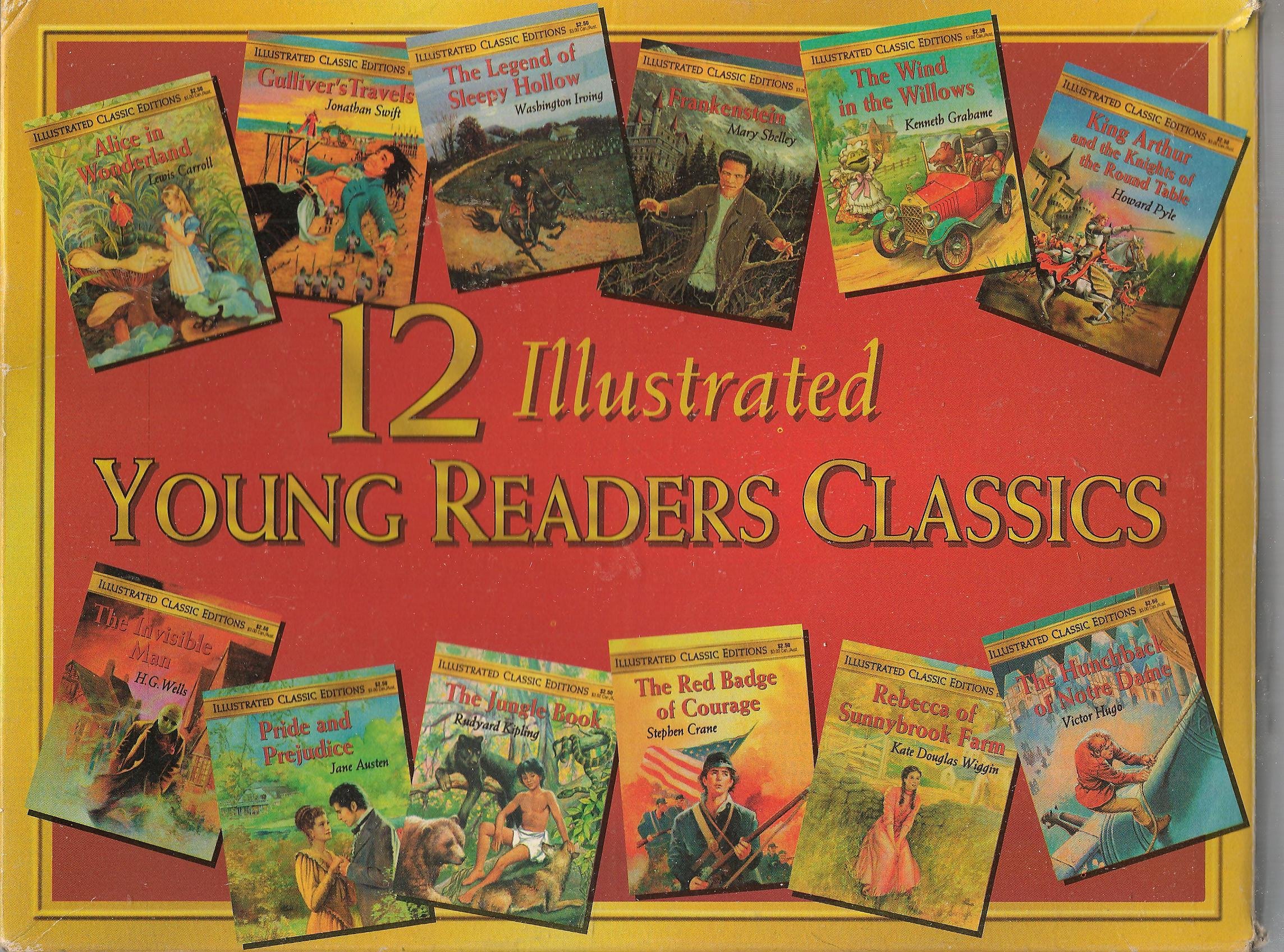 12 illustrierte Young Readers Classics (Box mit 12 Büchern)
