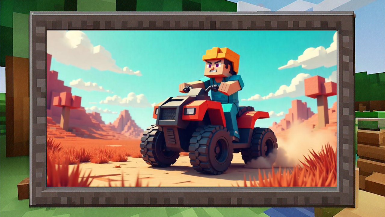 Quad Bike Mod for Minecraft PE - Custom ATV Addon & Ride - App on ...