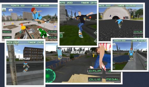 Skateboarding 3D - Skater Die Hard Skate Board Game - Thumbnail 4
