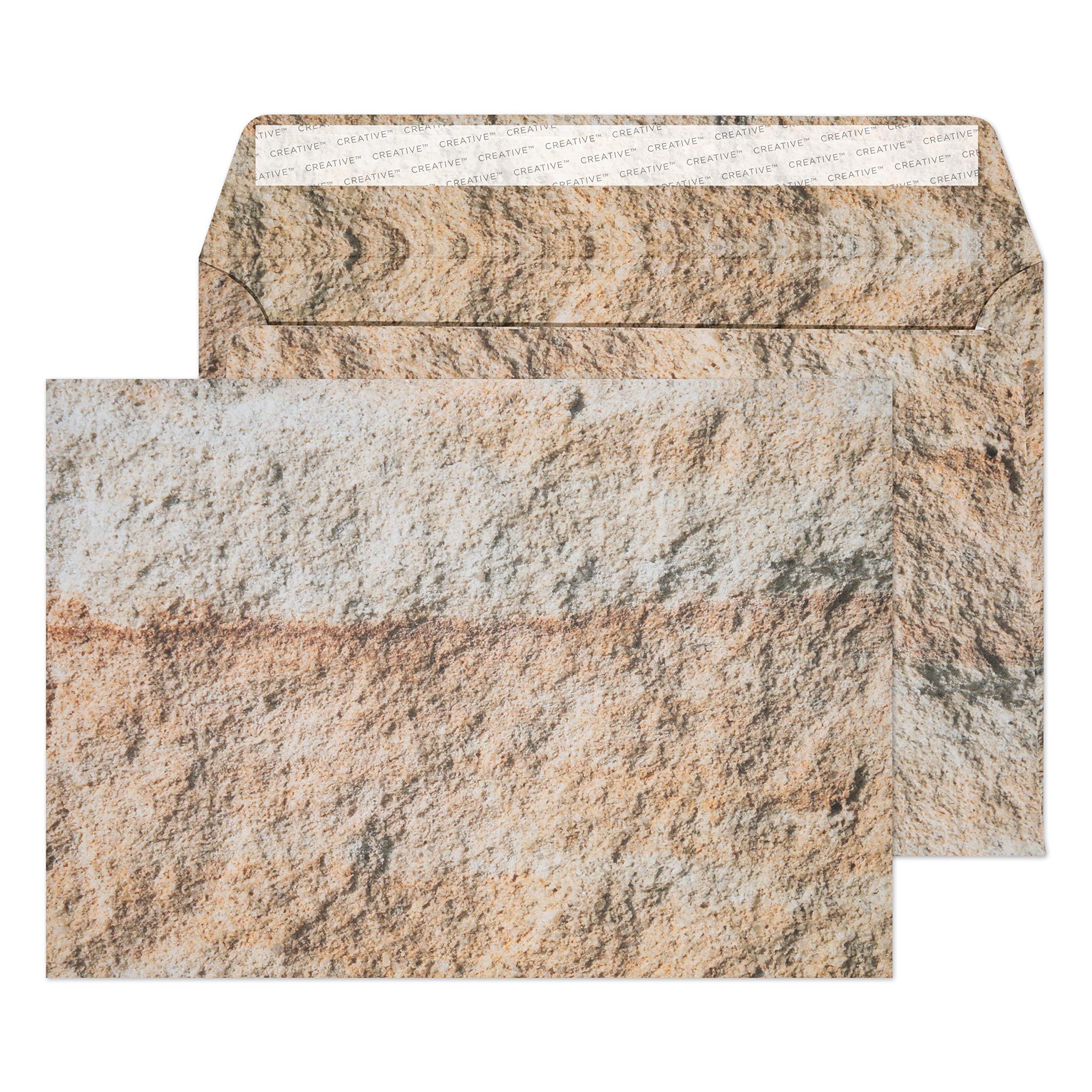 Blake Envelopes Creative Senses 44NT354 Briefumschläge Haftklebung Mit Naturoptik Jurakalkstein C5 162 x 229 mm 135g/m² | 20 Stück