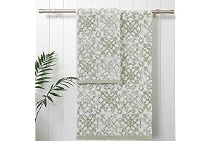 Jessica Simpson Aziza Patterned Bath Towels Set