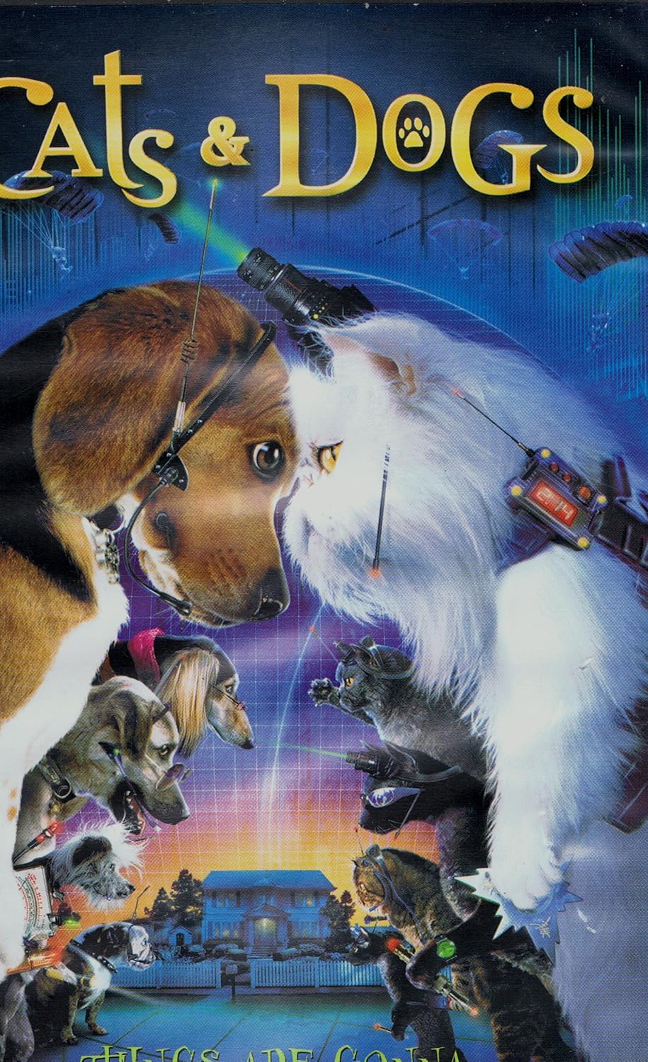 Amazon.co.jp Cats and Dogs [VHS] DVD