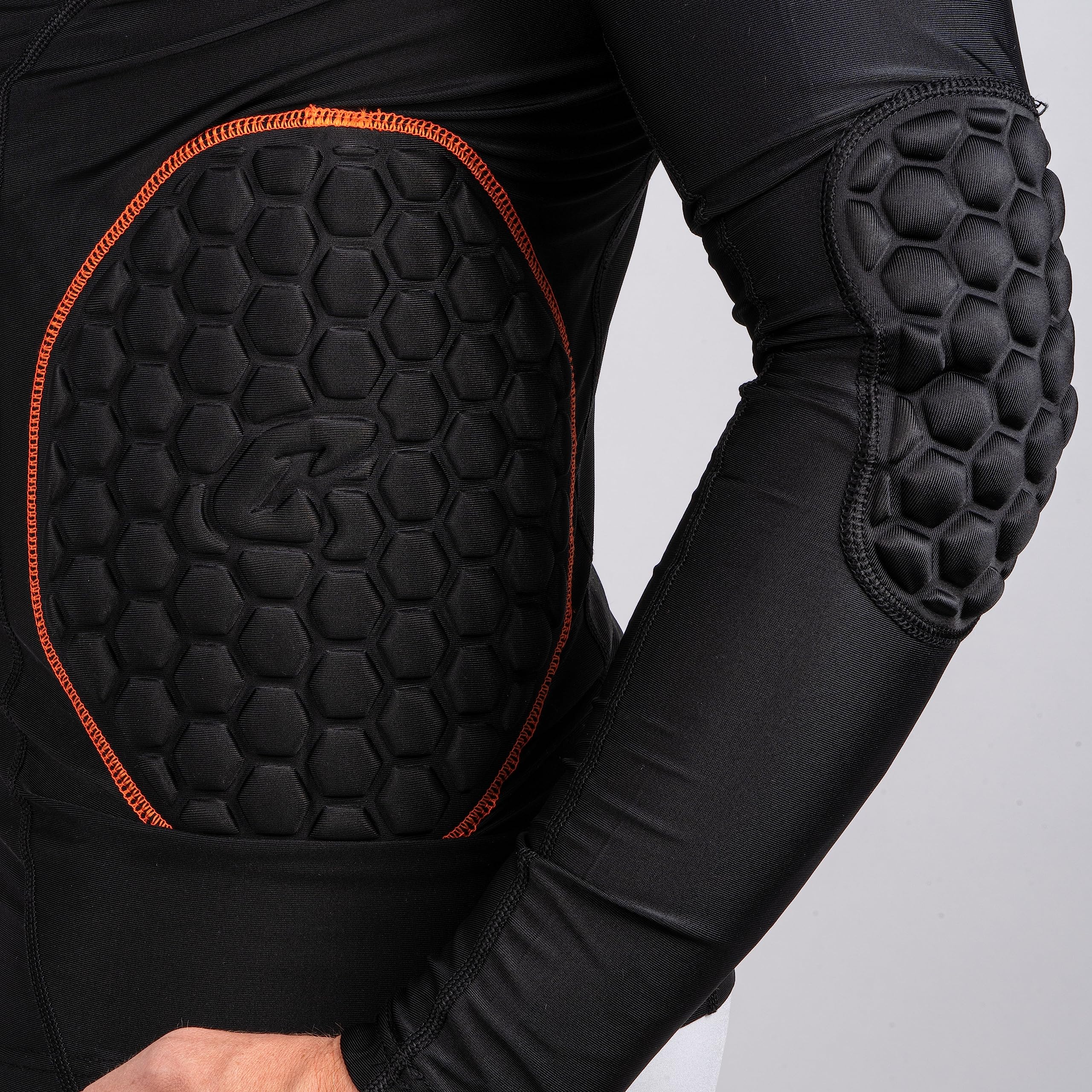 CATCH & KEEP Torwart Protectionshirt lang gepolstert - Fußball/Sport Protection Shirt mit Kompressionsfunktion und atmungsaktivem Material