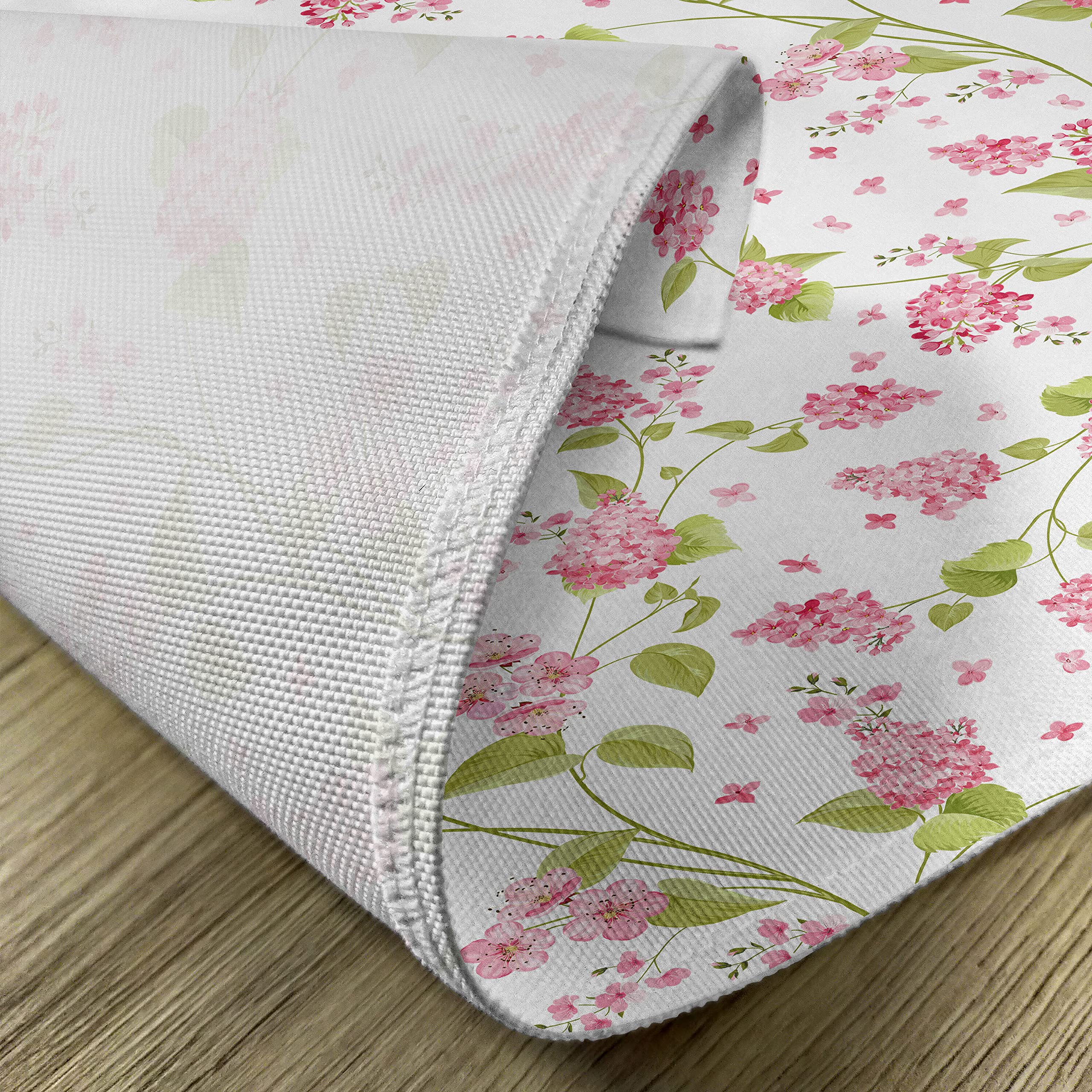 ABAKUHAUS Turchese Tovaglia, Retro Hibiscus Arte, Rettangolare per Sala da Pranzo e Cucina, 140 cm x 170 cm, Beige Teal