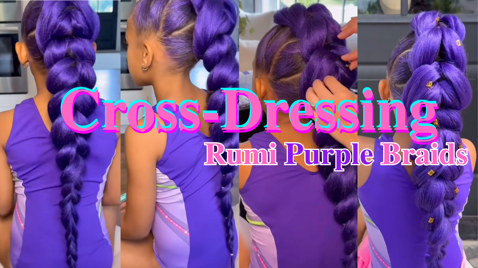Amazon.com : Gozill Purple Boho Braiding Hair Pre stretched Curly