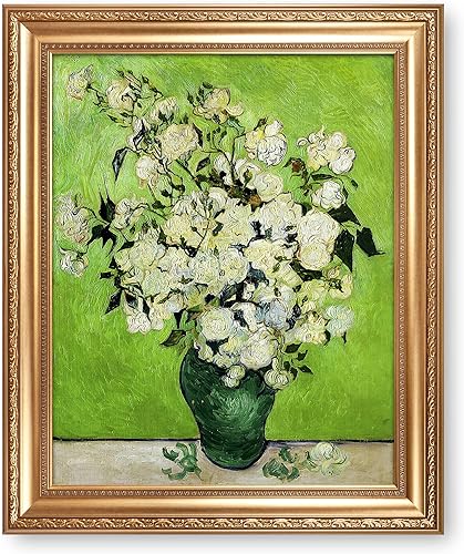 Miniatura 298 de A&T ARTWORK The Starry Night de Vincent Van Gogh. Tamaño del marco: 36 x 30 pulgadas, tamaño de la imagen: 30 x 24 pulgadas, reproducciones clásicas