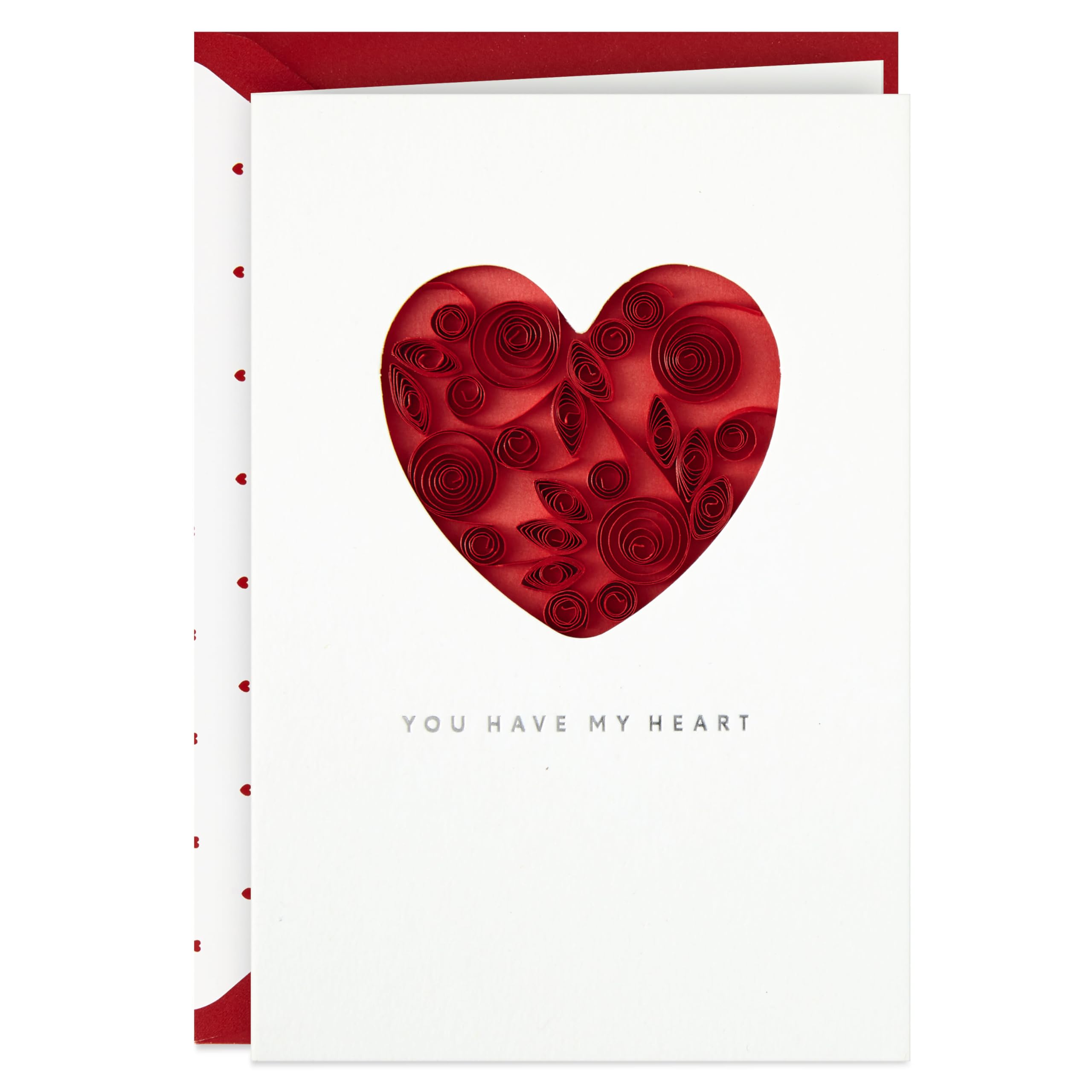 Signature Love Card, Anniversary Card, Romantic Birthday Card, Sweetest Day Card (You Have My Heart)