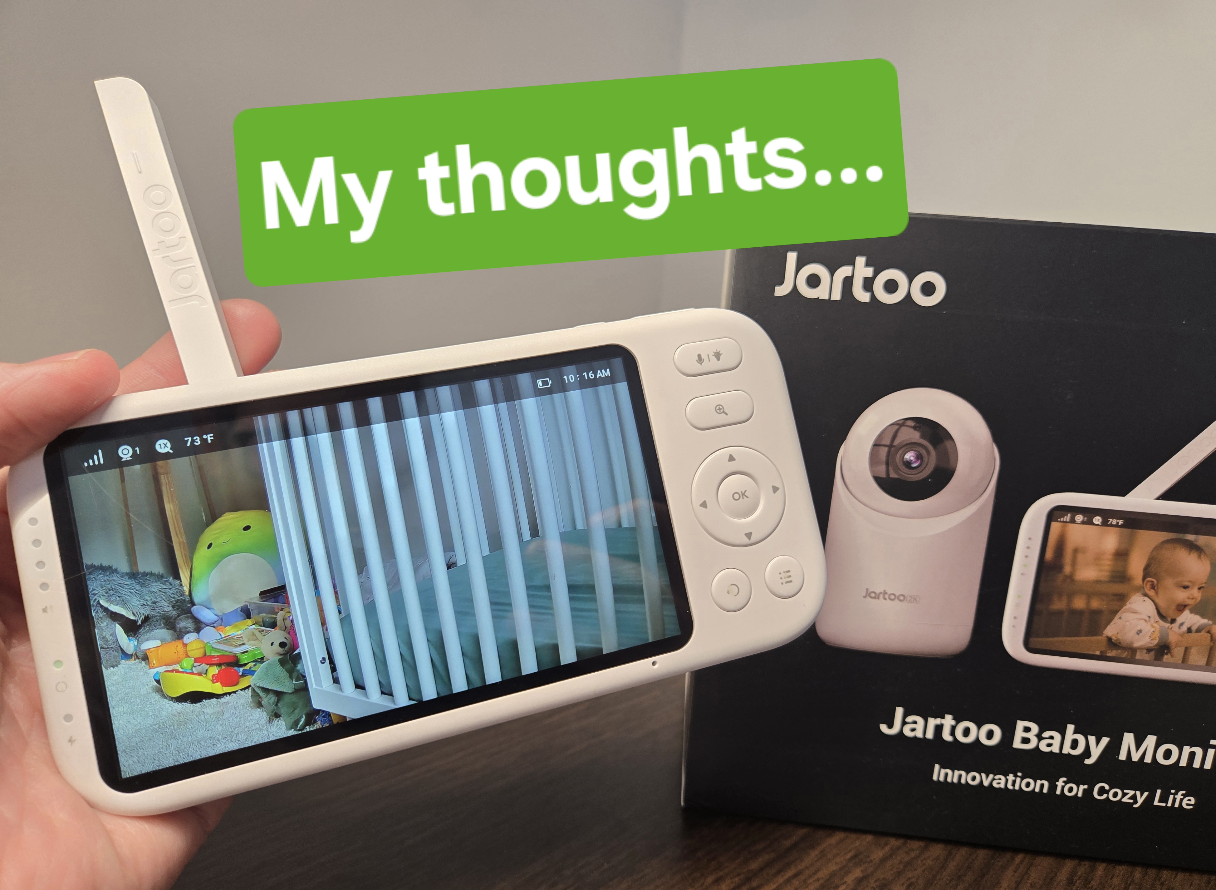 Jartoo JT-VBM002 Baby monitor video non wifi con due telecamere
