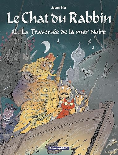 Couverture de Le Chat du Rabbin, tome 12, La Traversée de la mer Noire