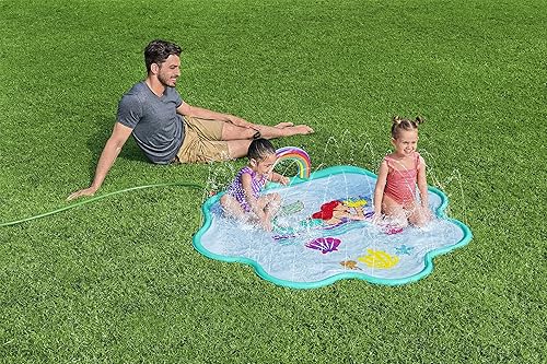 Miniatura 3 de Disney Little Mermaid Splash Pad  Juguete de agua con aspersor al aire libre para niños  Hecho para niños a partir de 2 años