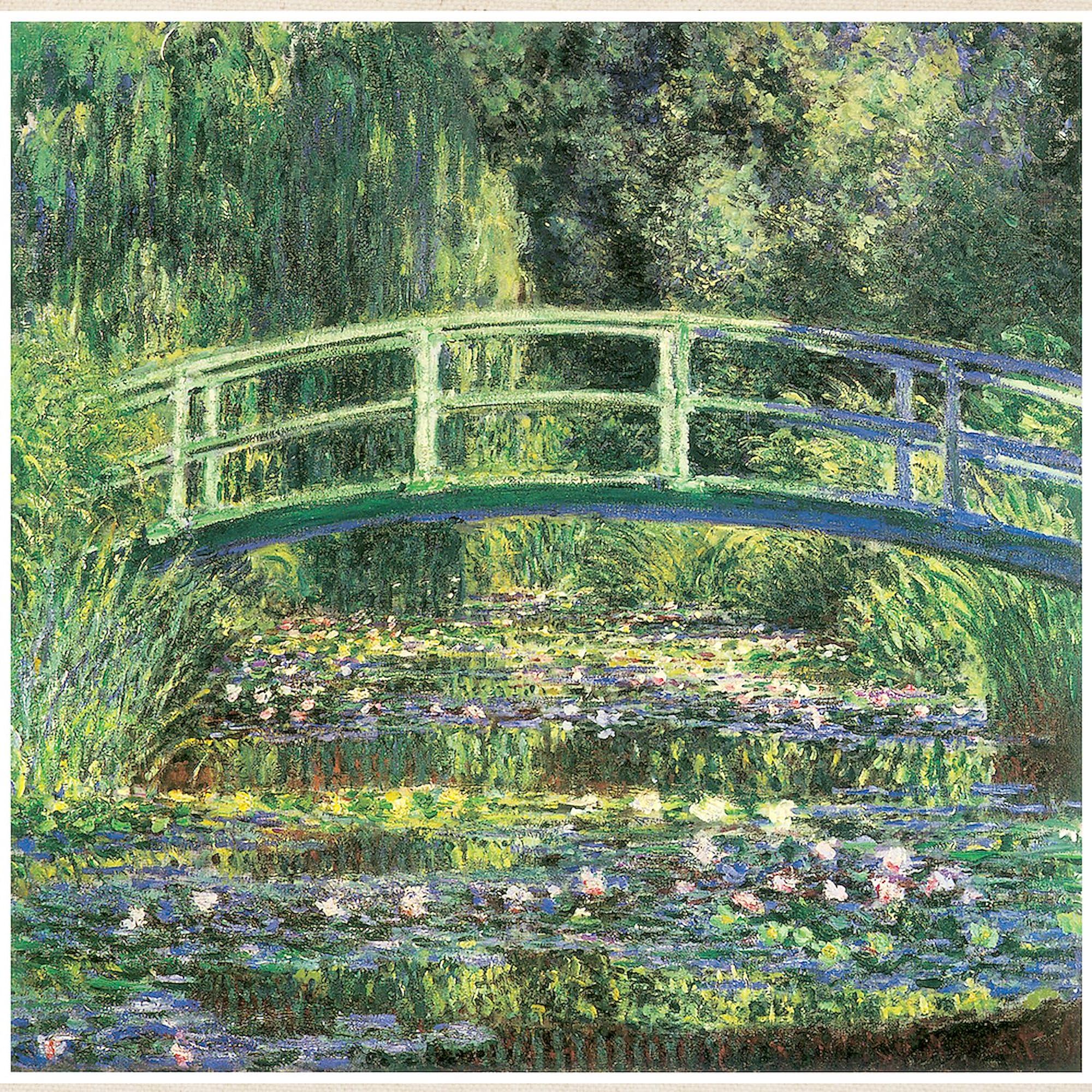 CafePress Bridge Monet Tote Bag Reusable Natural Beige Canvas Shopping Bag