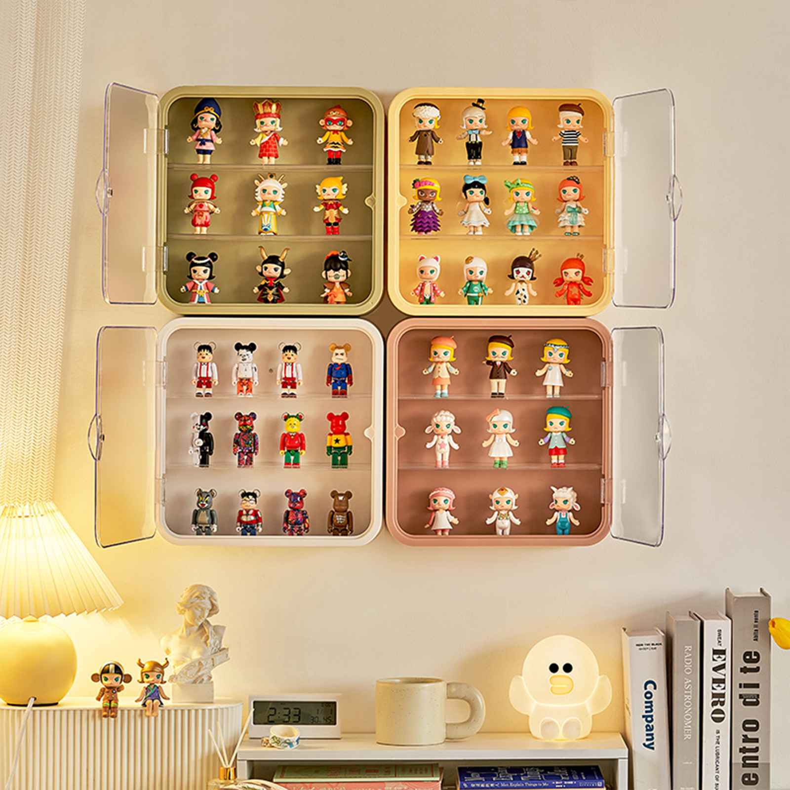 Amazon.com: Clear Display Case for Figures,Wall-Mounted Doll