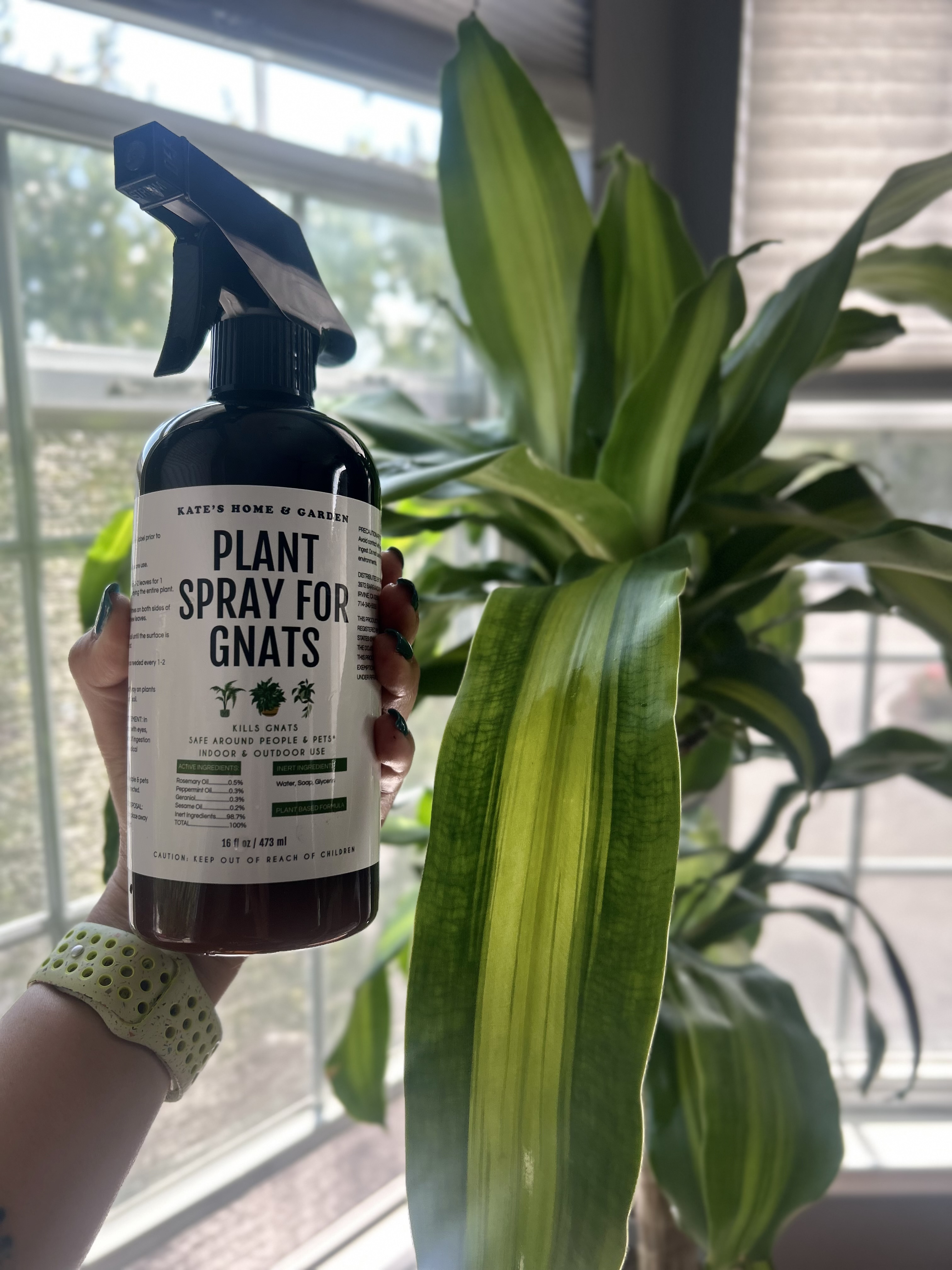 Kate With Insect Watch Grab a bottle of Kate's Home & Garden Plant Spray, an effective ...